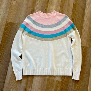Boden White Sweater Sz S